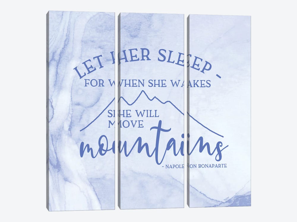 Girl Inspired- Move Mountains by Tara Reed 3-piece Canvas Art