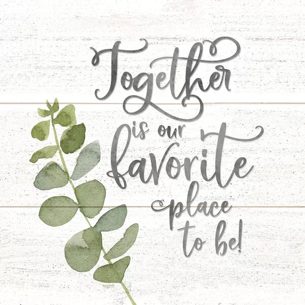 Roaring Brook Art: Natural Inspiration Together square by Tara Reed