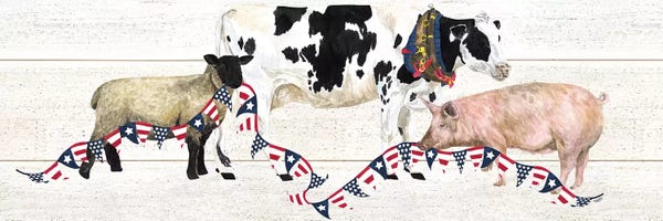 Tara Reed: Farm Animal Trio Panel I by Tara Reed