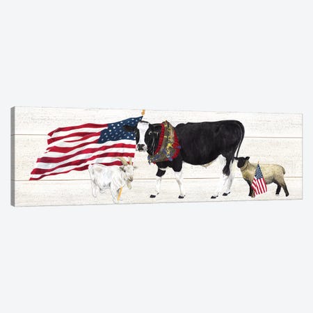 Farm Animal Trio Panel II Canvas Print #TRE254} by Tara Reed Canvas Wall Art