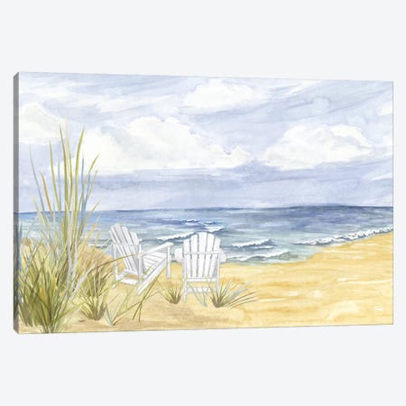 By the Sea Landscape Canvas Print #TRE260} by Tara Reed Canvas Artwork