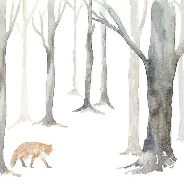 Rustic Winter: Winter Forest Fox by Tara Reed
