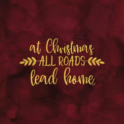 All that Glitters for Christmas I-All Roads by Tara Reed framed wall art