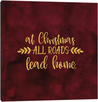 All that Glitters for Christmas I-All Roads Canvas Art Print - Home for the Holidays
