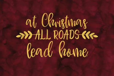 All that Glitters landscape-All Roads by Tara Reed metal wall art