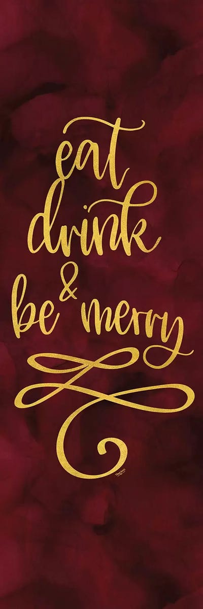 All that Glitters panel III-Be Merry by Tara Reed multi panel art