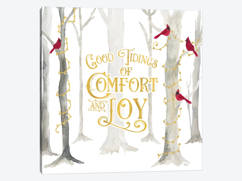 Christmas Forest I Good Tidings by Tara Reed 1-piece Art Print