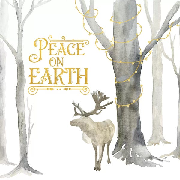 Reindeer: Christmas Forest III Peace on Earth by Tara Reed