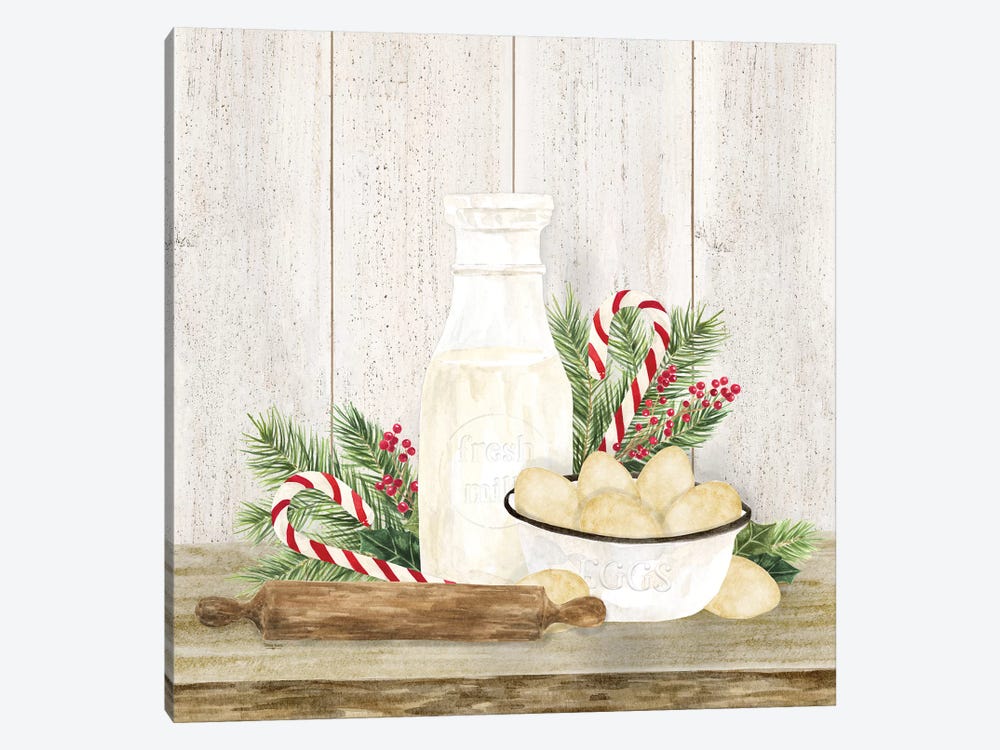 Christmas Kitchen II by Tara Reed 1-piece Canvas Art