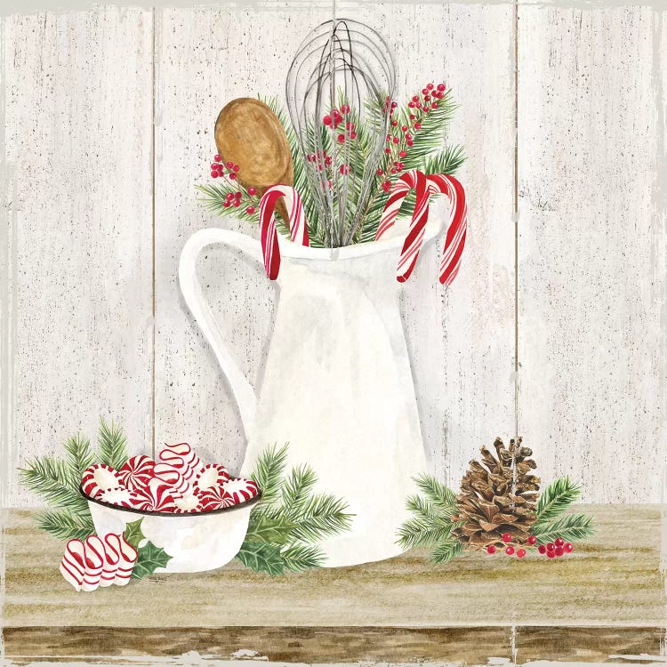 Christmas Kitchen III by Tara Reed wall art