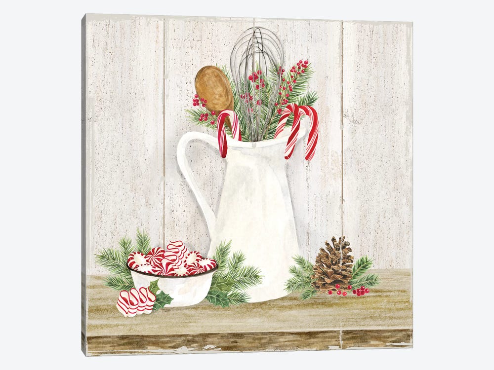 Christmas Kitchen III by Tara Reed 1-piece Canvas Art Print