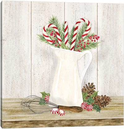 Christmas Kitchen IV Canvas Art Print - Holiday Eats & Treats