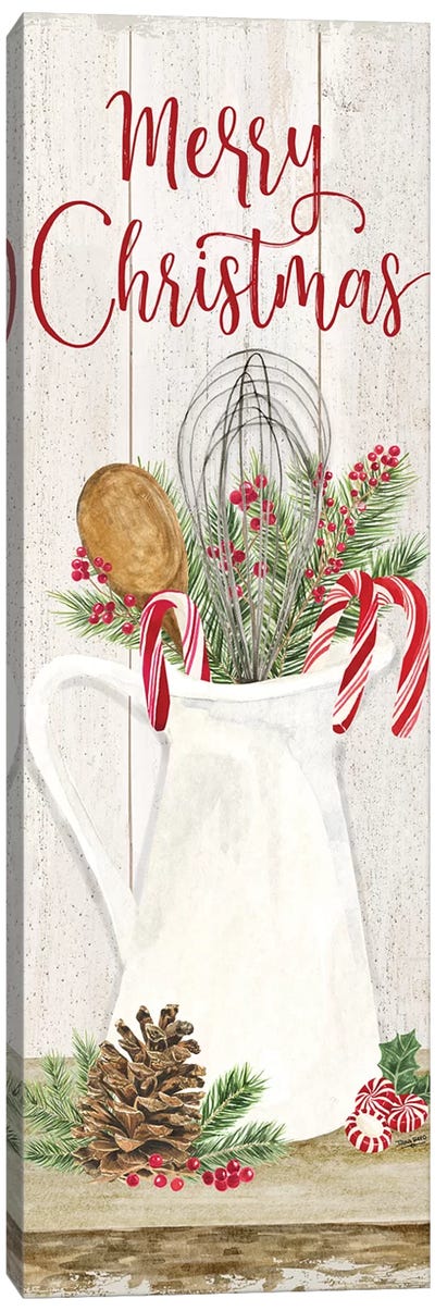 Christmas Kitchen panel II-Merry Christmas Canvas Art Print - Holiday Eats & Treats