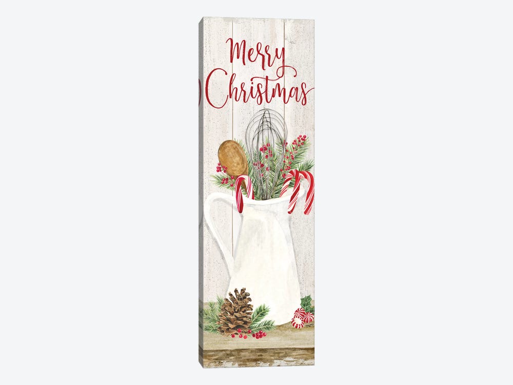 Christmas Kitchen panel II-Merry Christmas by Tara Reed 1-piece Art Print
