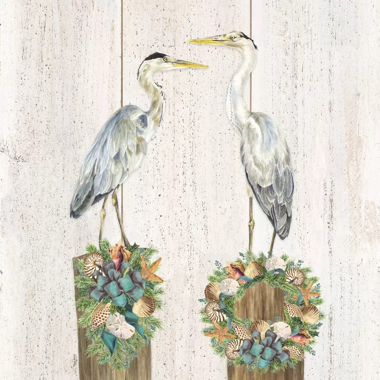 Christmas on the Coast Aqua I by Tara Reed wall art