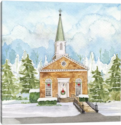 Christmas Village I Canvas Art Print - Tara Reed