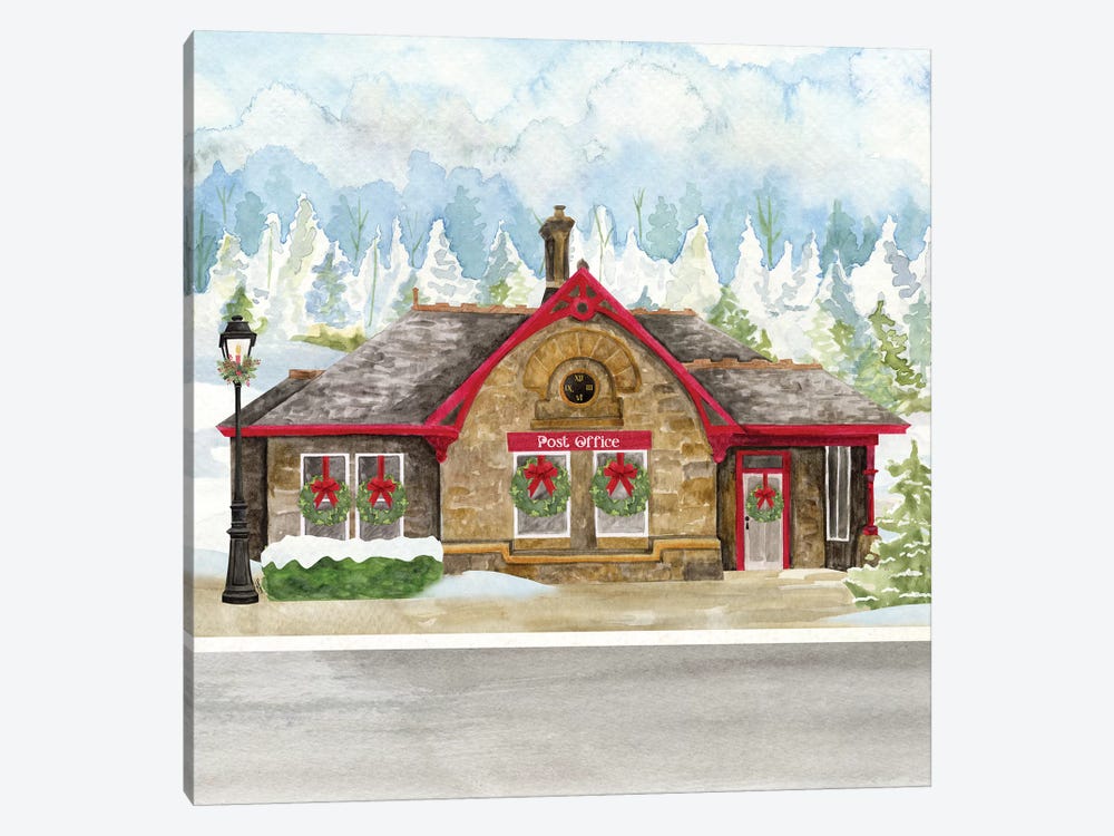Christmas Village III by Tara Reed 1-piece Canvas Print