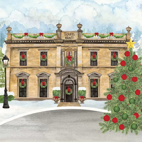 Vintage Christmas: Christmas Village IV by Tara Reed