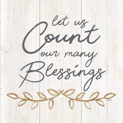 Farm Life I-Blessings by Tara Reed metal wall art