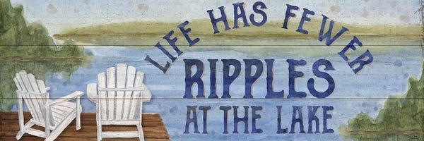 Lake Living Panel II (Ripples)