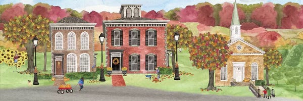 Tara Reed: Harvest Village panel I by Tara Reed