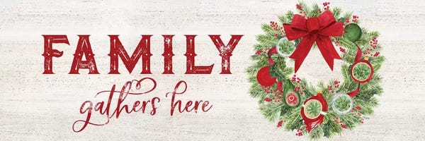 Farmhouse Festive: Season of Giving panel II by Tara Reed