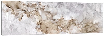 Neutral Beauty Gray Panel Canvas Art Print - Agate, Geode & Mineral Art