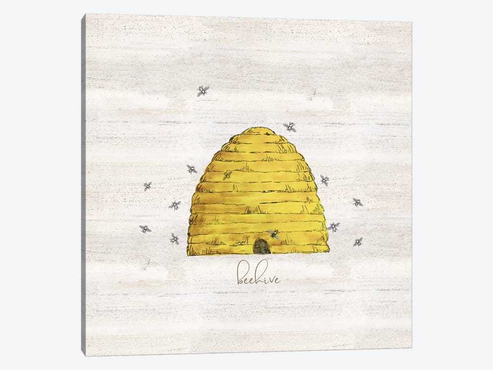 Bee's Life V-Beehive by Tara Reed 1-piece Canvas Artwork