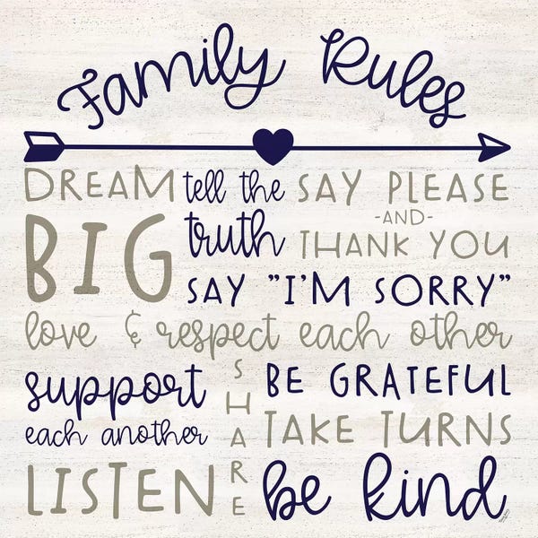 Tara Reed: Family Rules III Farmhouse by Tara Reed