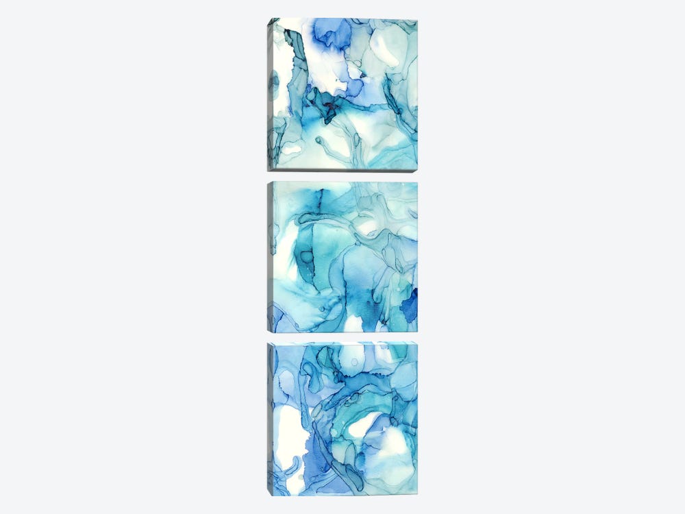 Ocean Influence All Over Panel I by Tara Reed 3-piece Canvas Print