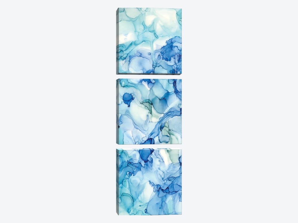 Ocean Influence All Over Panel II by Tara Reed 3-piece Canvas Wall Art