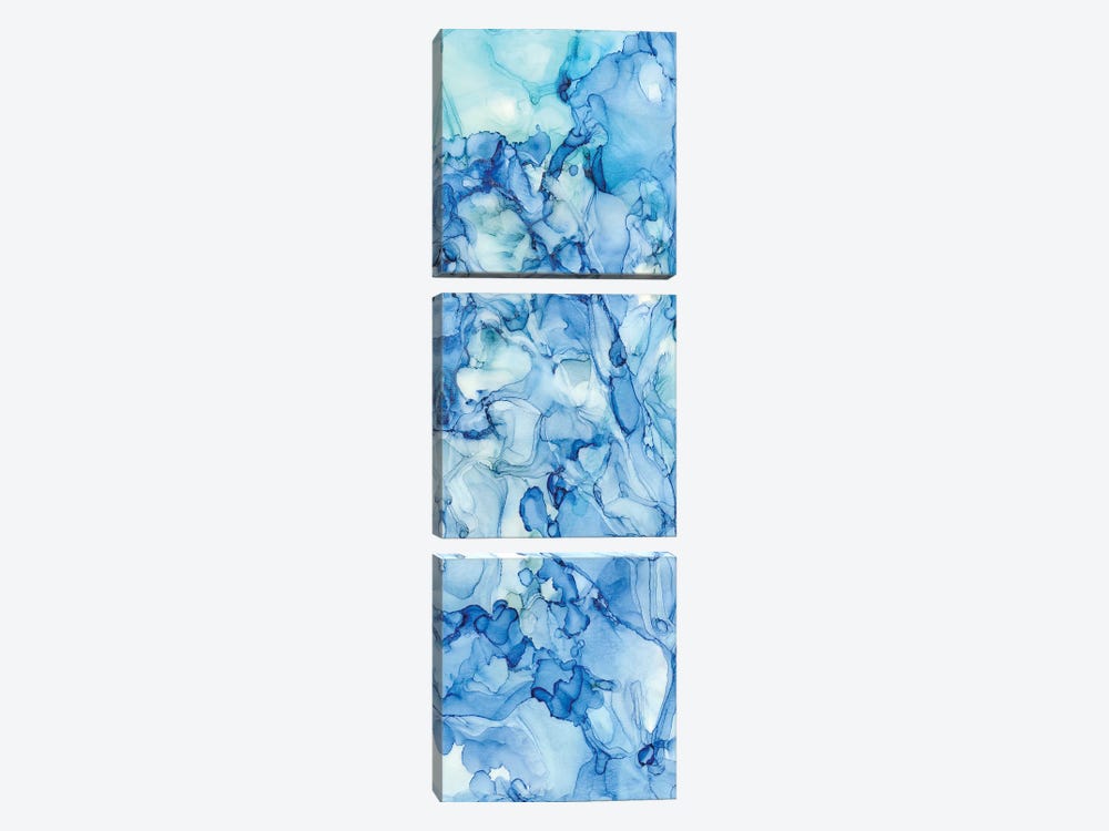 Ocean Influence All Over Panel III by Tara Reed 3-piece Canvas Artwork
