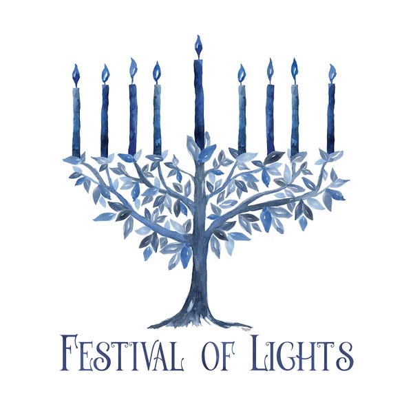 Tara Reed: Festival of Lights IV-Menorah by Tara Reed