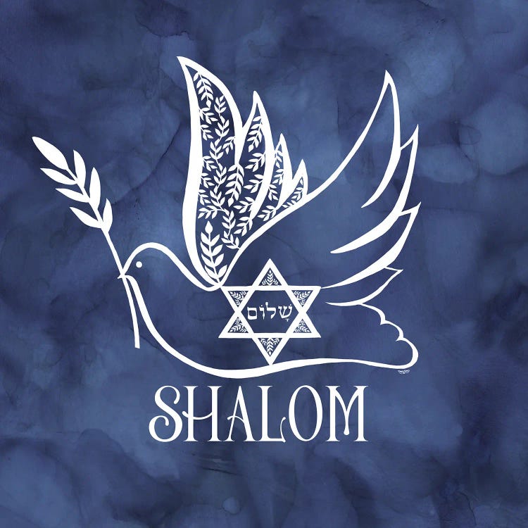 Festival of Lights portrait II-Shalom Dove by Tara Reed wall art