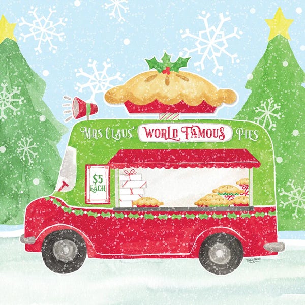 Holiday Eats & Treats: Food Cart Christmas III Mrs Clause Pies by Tara Reed