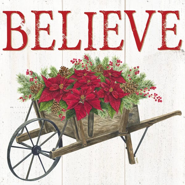 Poinsettias: Home for the Holidays Believe by Tara Reed