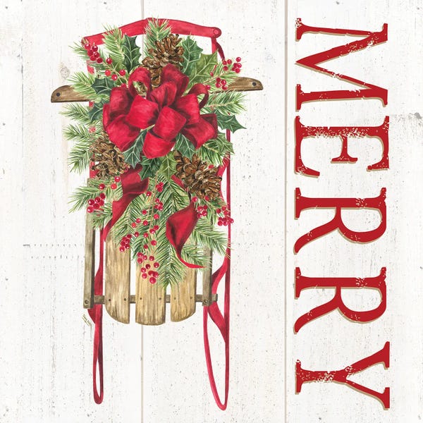 Tara Reed: Home for the Holidays Merry Sled by Tara Reed