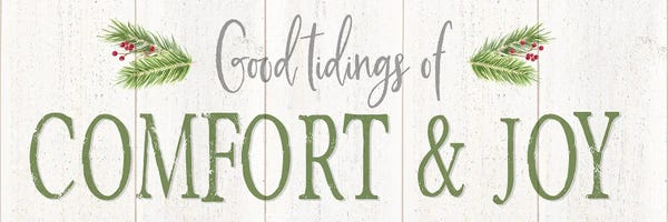 Tara Reed: Peaceful Christmas Horizontal Comfort & Joy by Tara Reed