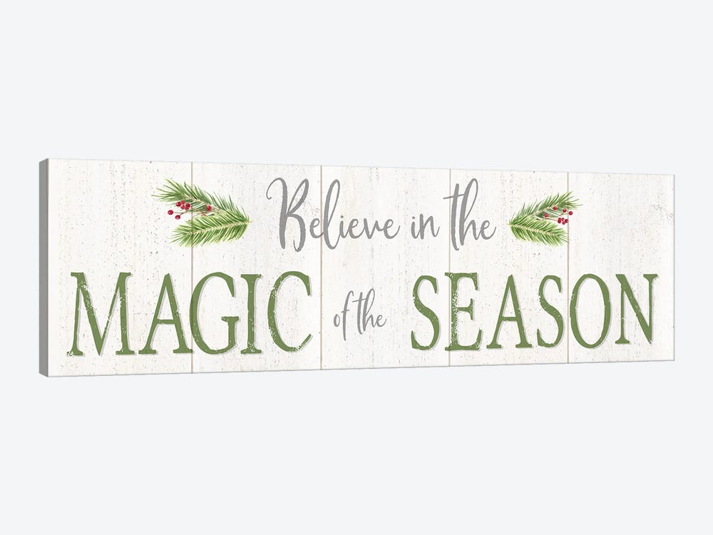 Peaceful Christmas Horizontal Magic of the Season by Tara Reed 1-piece Canvas Wall Art