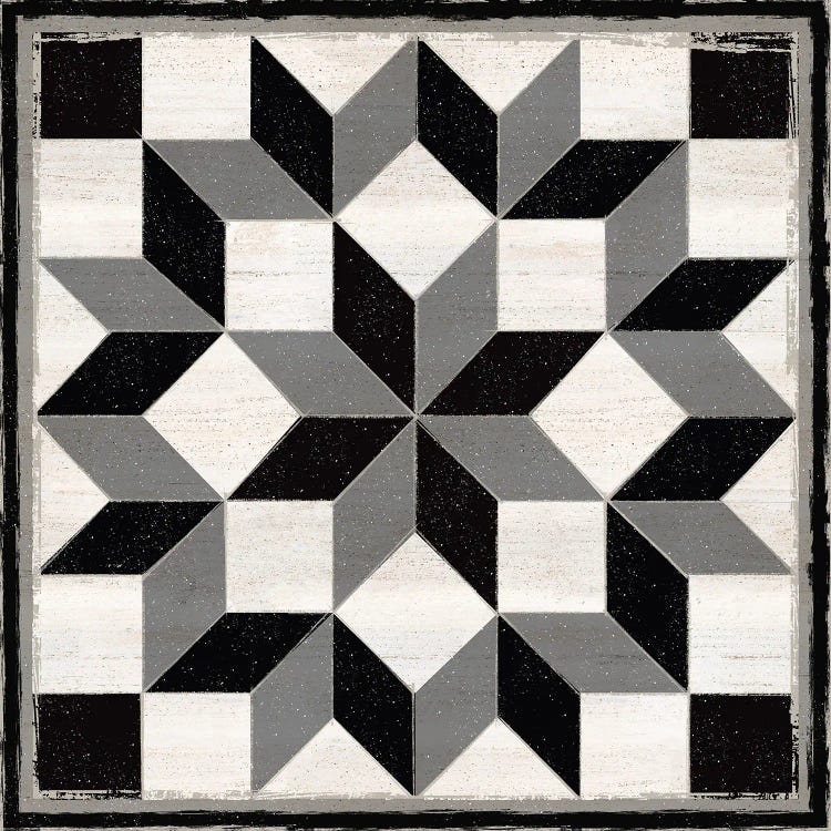 Black & White Quilt Block I