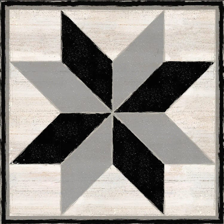 Black & White Quilt Block II