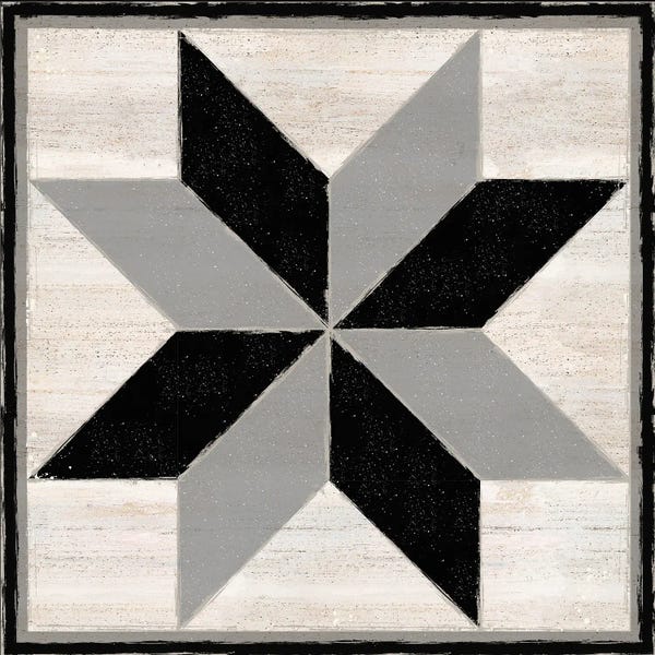 Tara Reed: Black & White Quilt Block II by Tara Reed