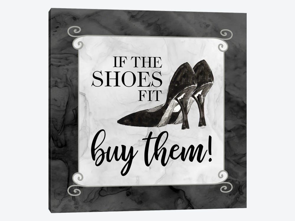 Fashion Humor V-Shoes Fit by Tara Reed 1-piece Canvas Artwork
