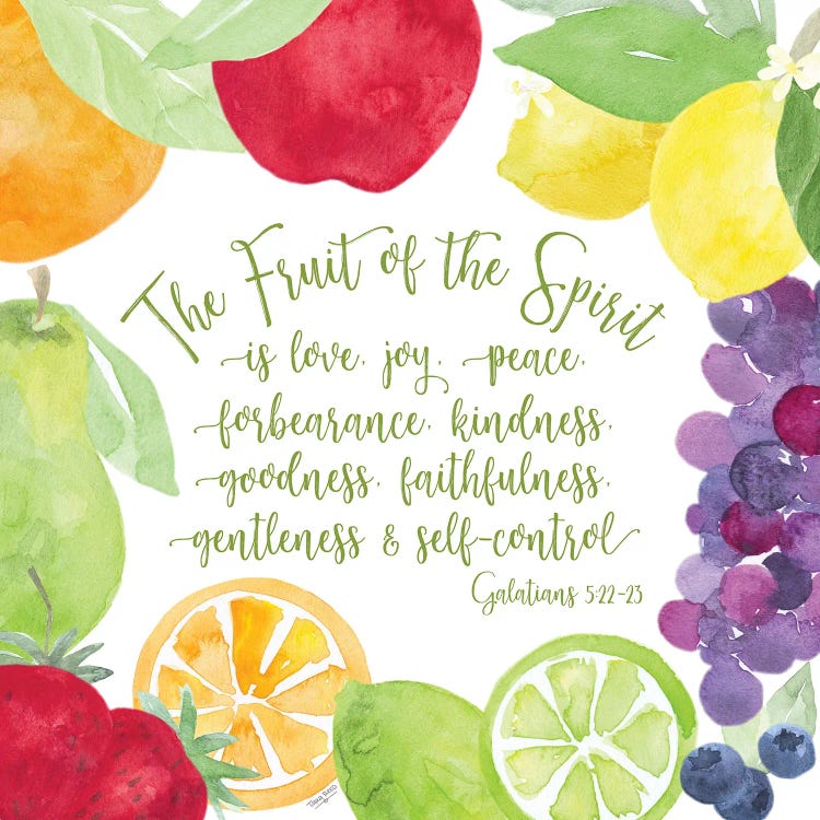 Fruit of the Spirit I-Fruit by Tara Reed wall art