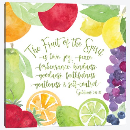 Fruit of the Spirit I-Fruit Canvas Print #TRE473} by Tara Reed Canvas Print