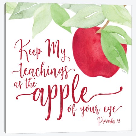Fruit of the Spirit III-Teachings Canvas Print #TRE474} by Tara Reed Canvas Artwork