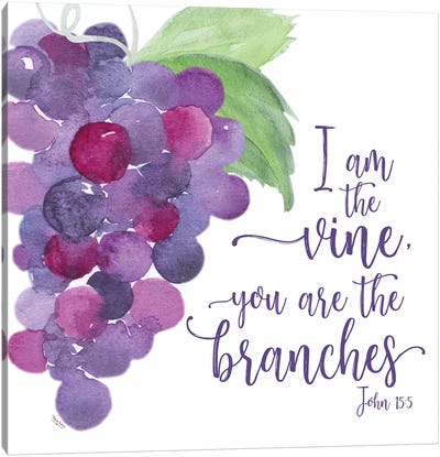 Fruit of the Spirit II-Vine Canvas Art Print - Grape Art