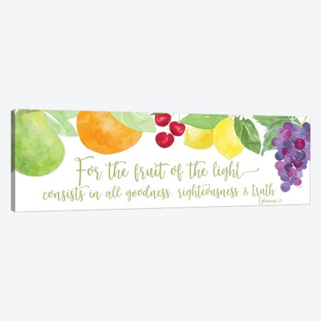 Fruit of the Spirit panel I-Fruit Canvas Print #TRE477} by Tara Reed Canvas Wall Art