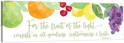 Fruit of the Spirit panel I-Fruit Canvas Art Print - Cherry Art