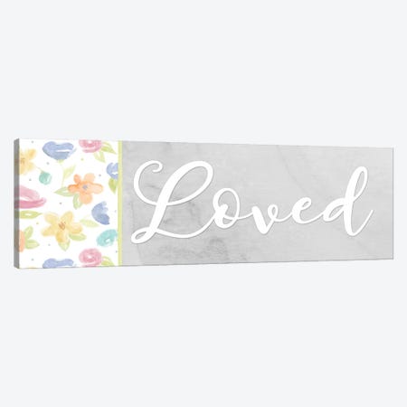 Girl Inspiration panel VII-Loved Canvas Print #TRE490} by Tara Reed Canvas Print